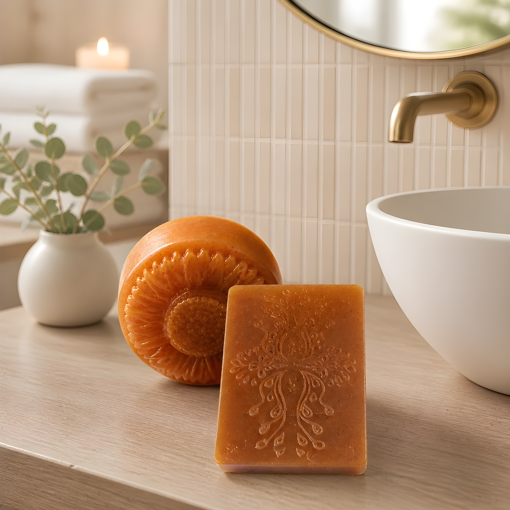 turmeric soap and goat milt